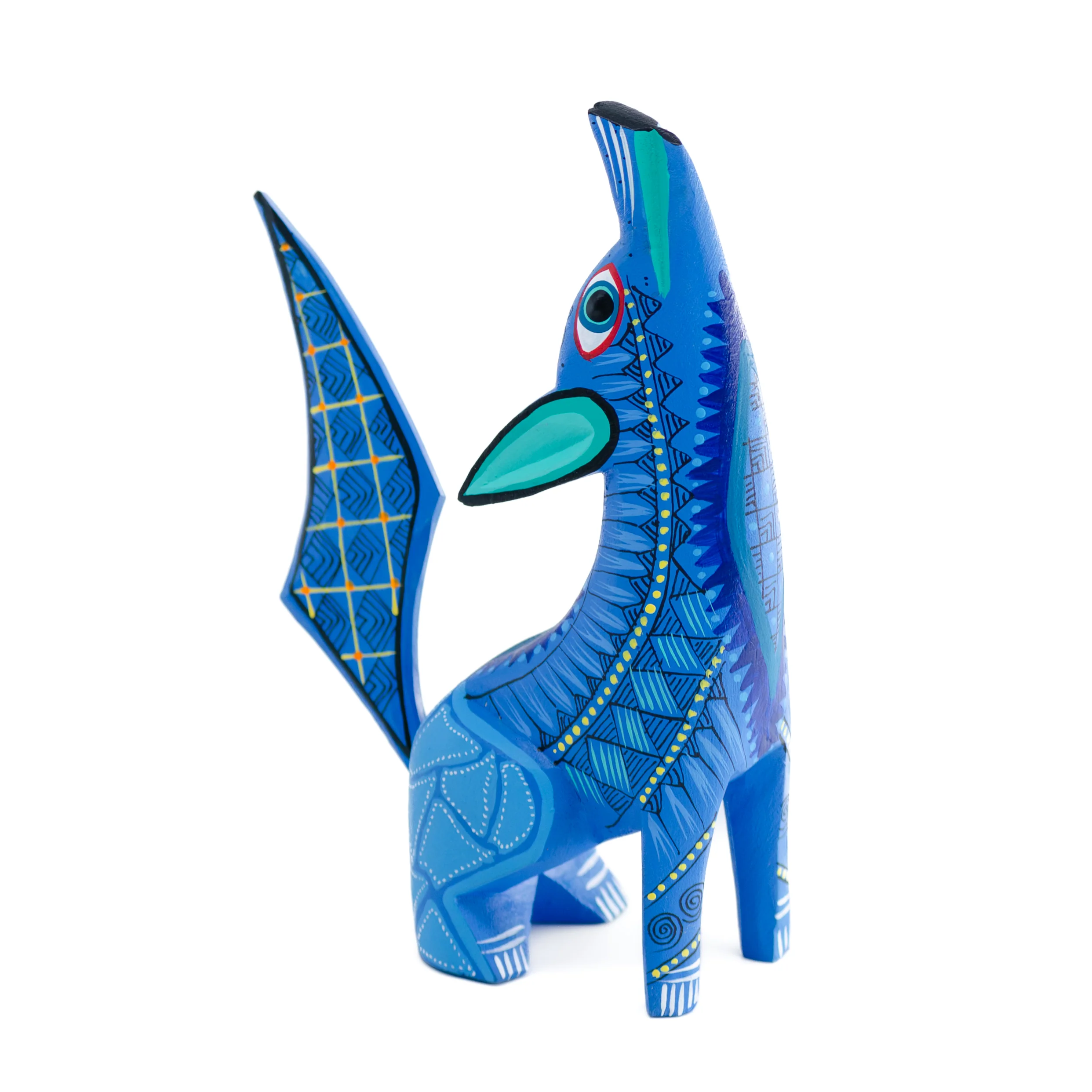 X-Large Coyote Alebrije with Frets - Image 23