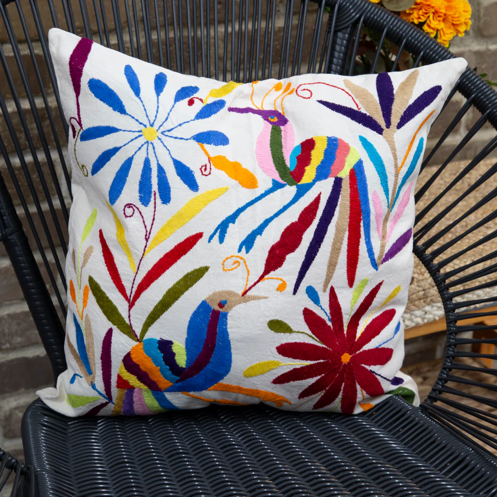 Otomí Hand-Embroidered Pillow Covers - Image 21