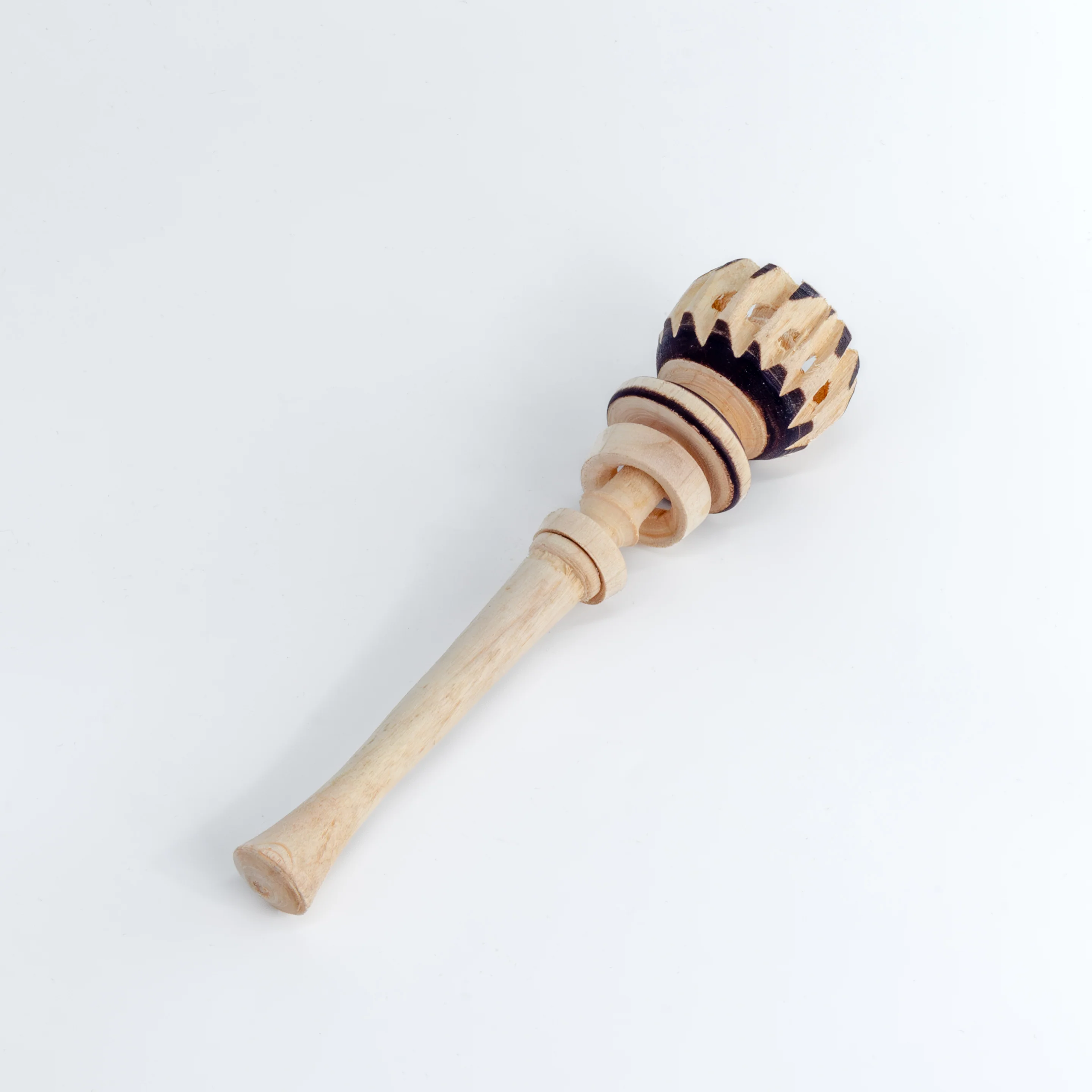 Small Natural Wooden Molinillo Whisk - Image 9