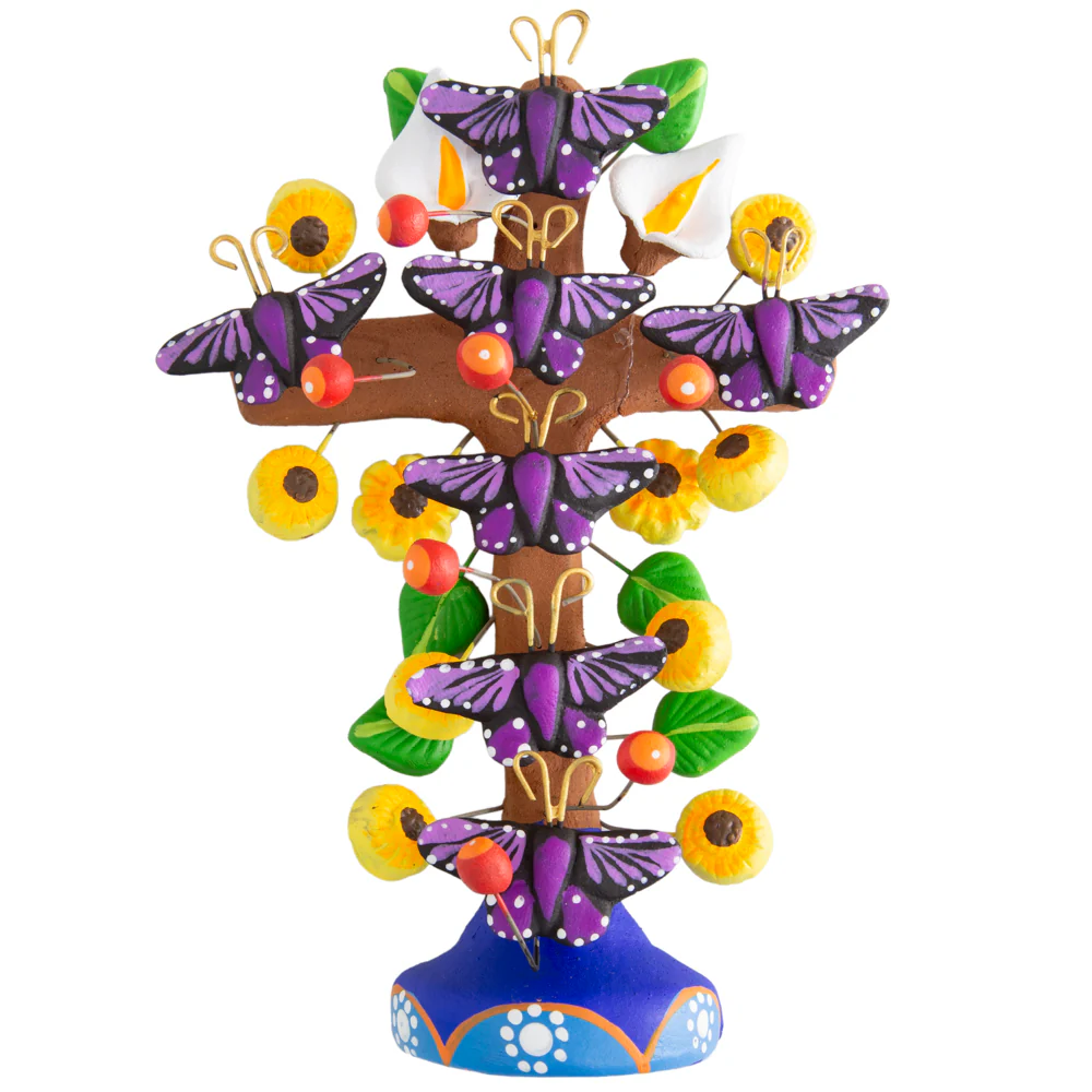Tree of Life Clay Wall Cross - Image 10