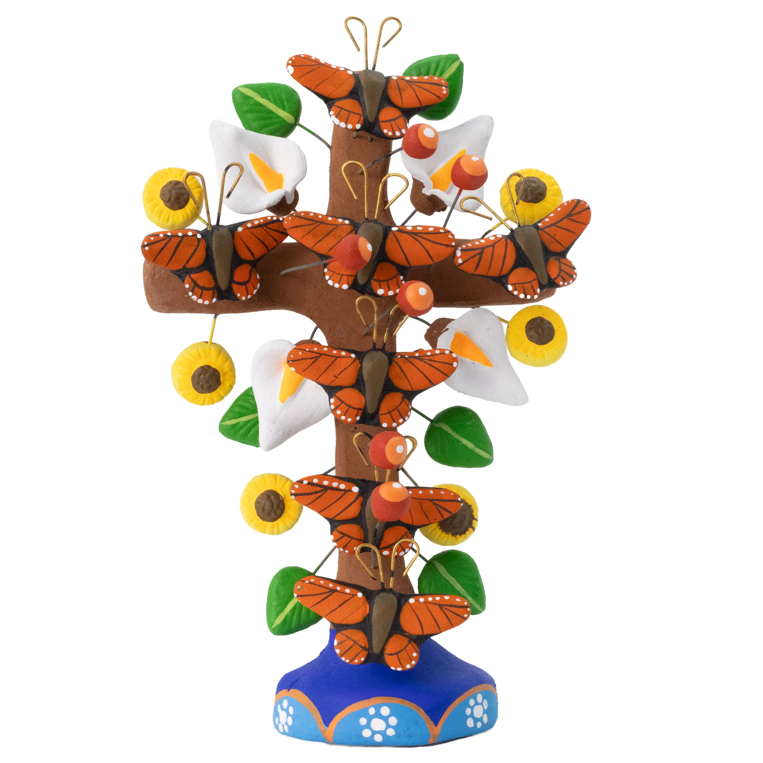 Tree of Life Clay Wall Cross - Image 12
