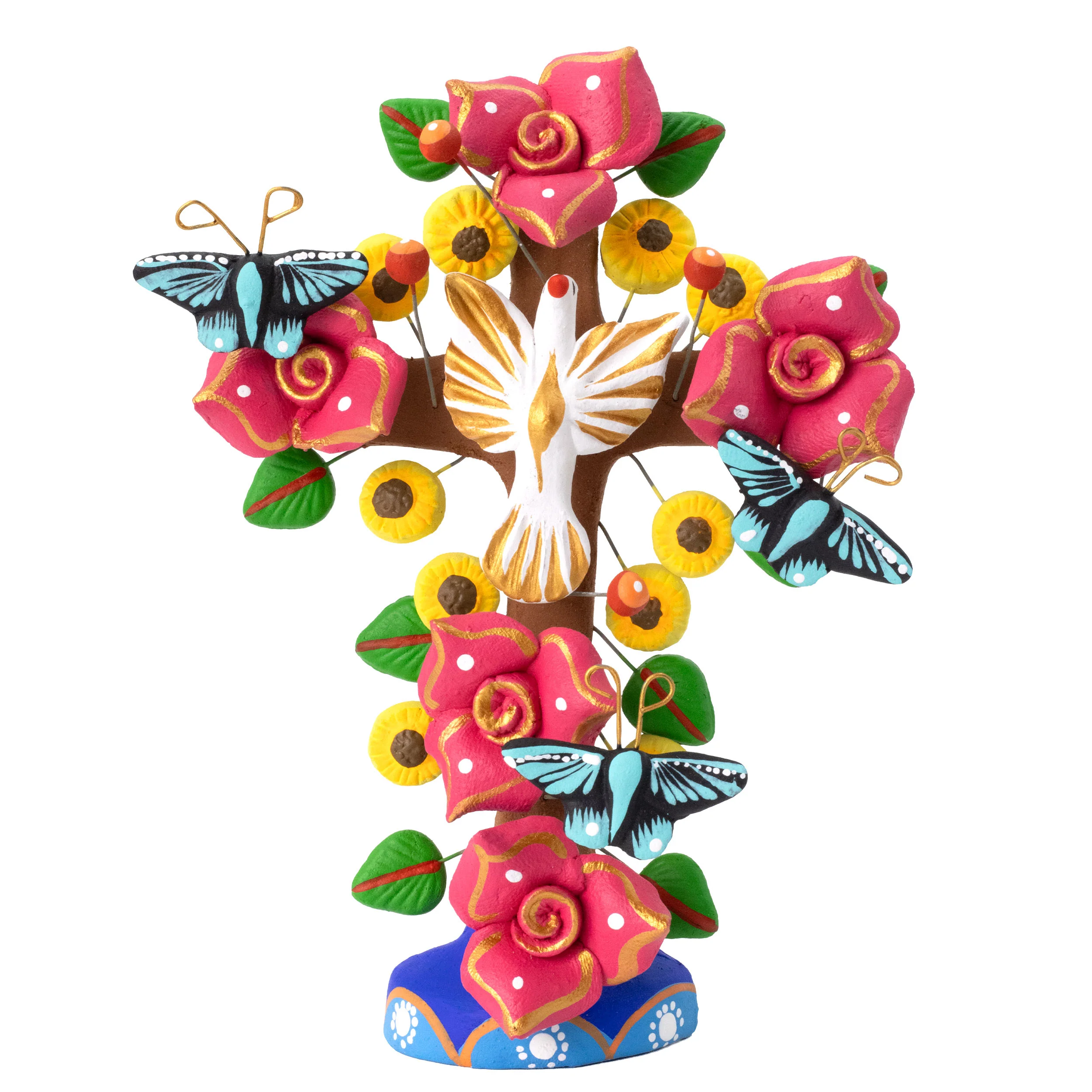 Tree of Life Clay Wall Cross - Image 13