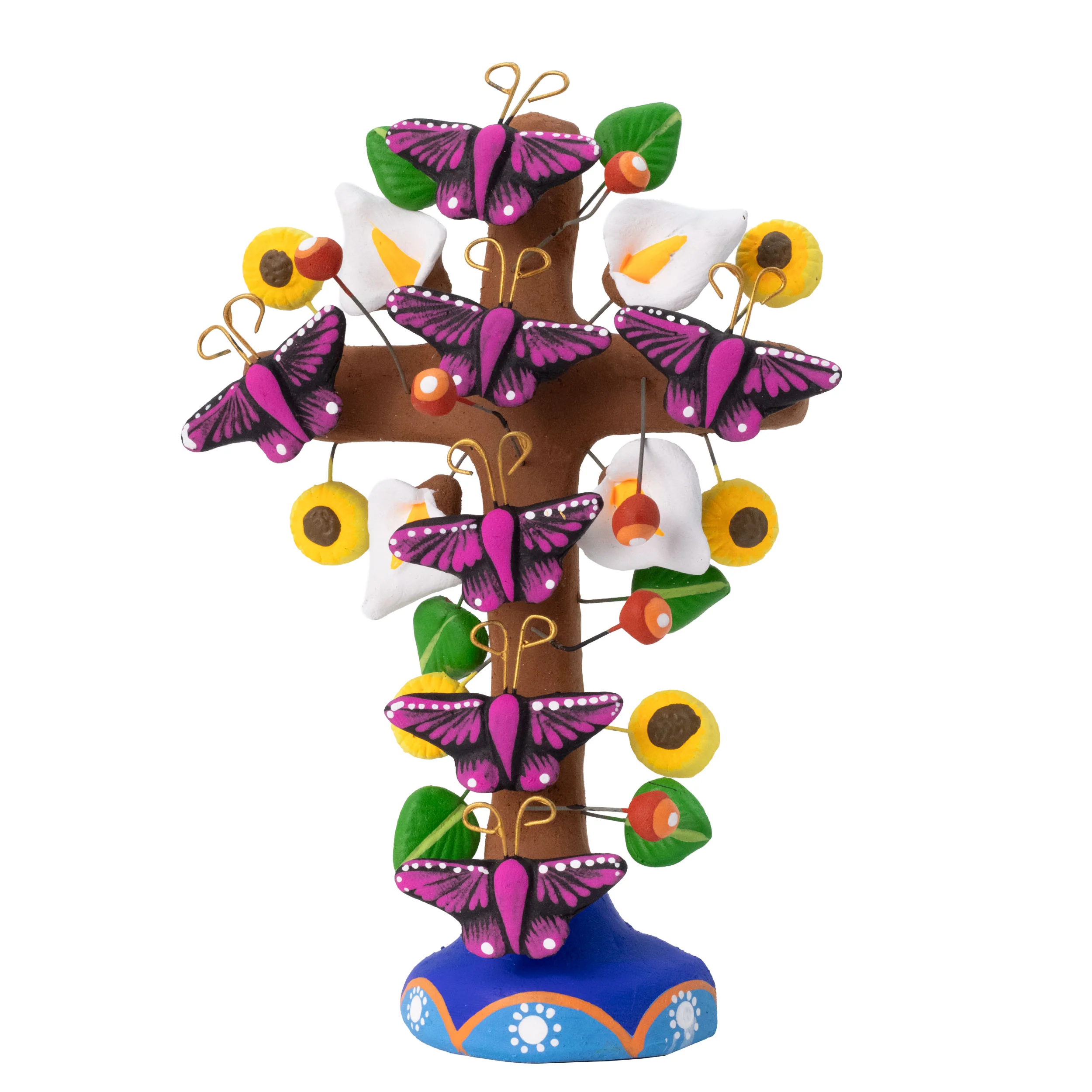 Tree of Life Clay Wall Cross - Image 16