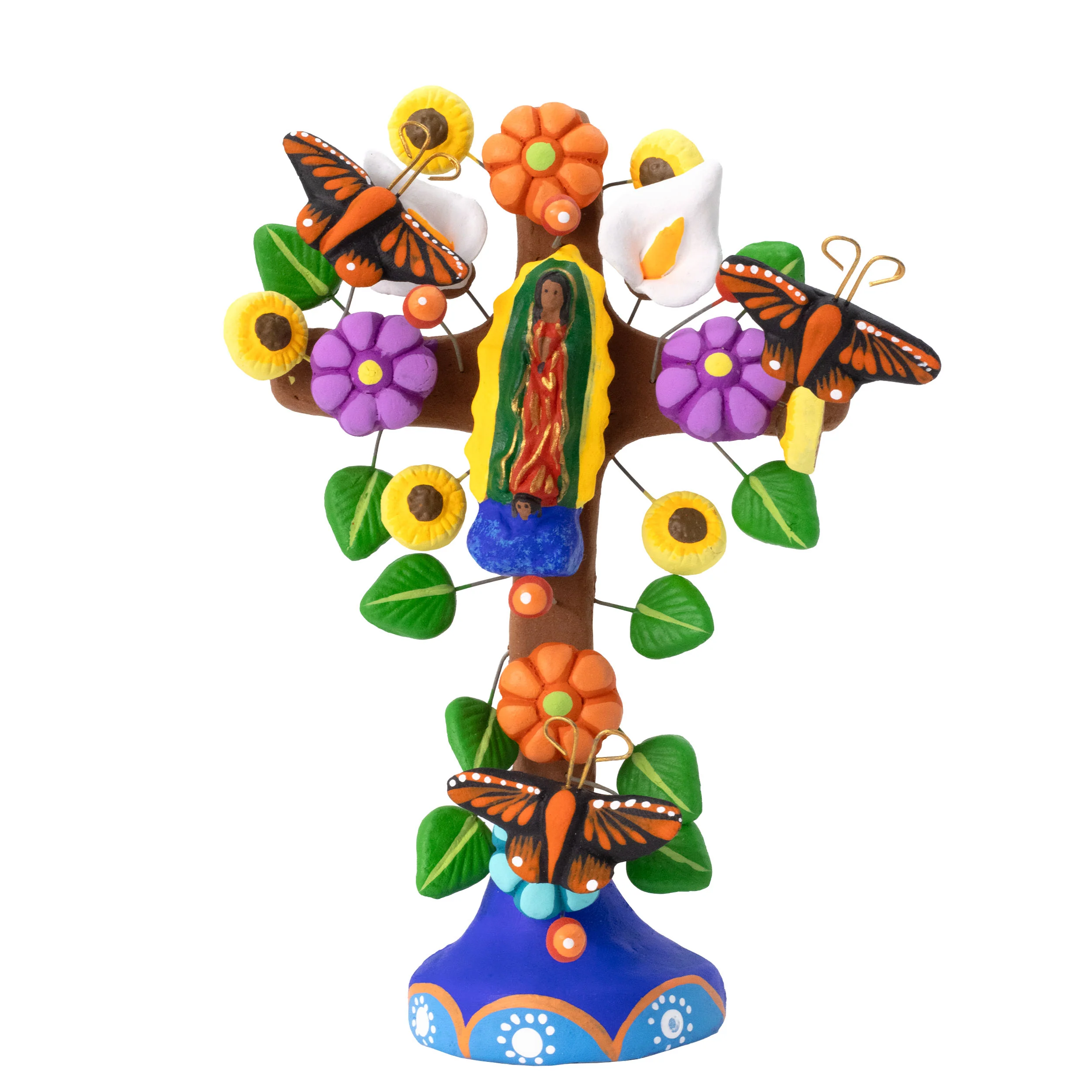 Tree of Life Clay Wall Cross - Image 17
