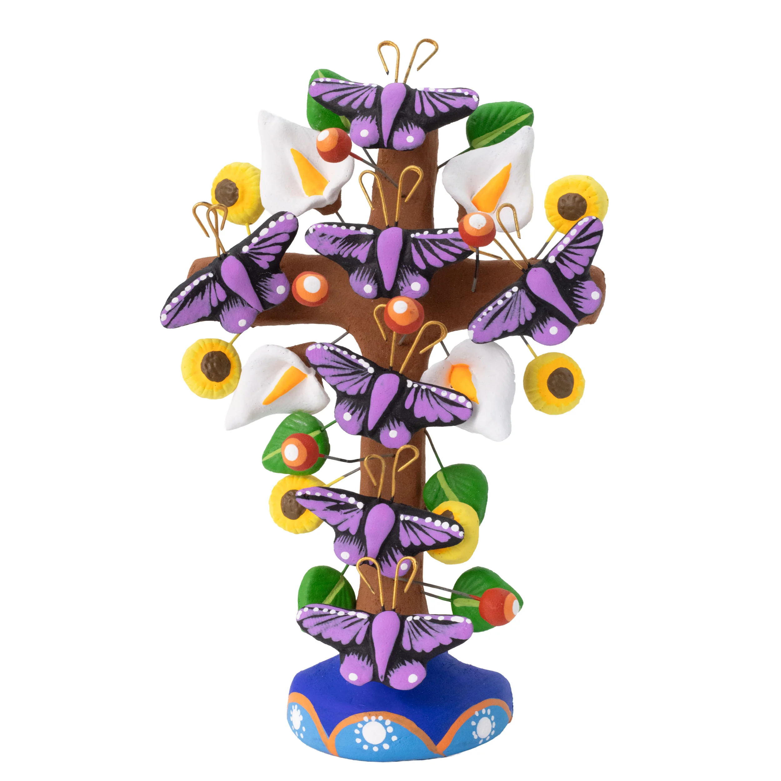 Tree of Life Clay Wall Cross - Image 18