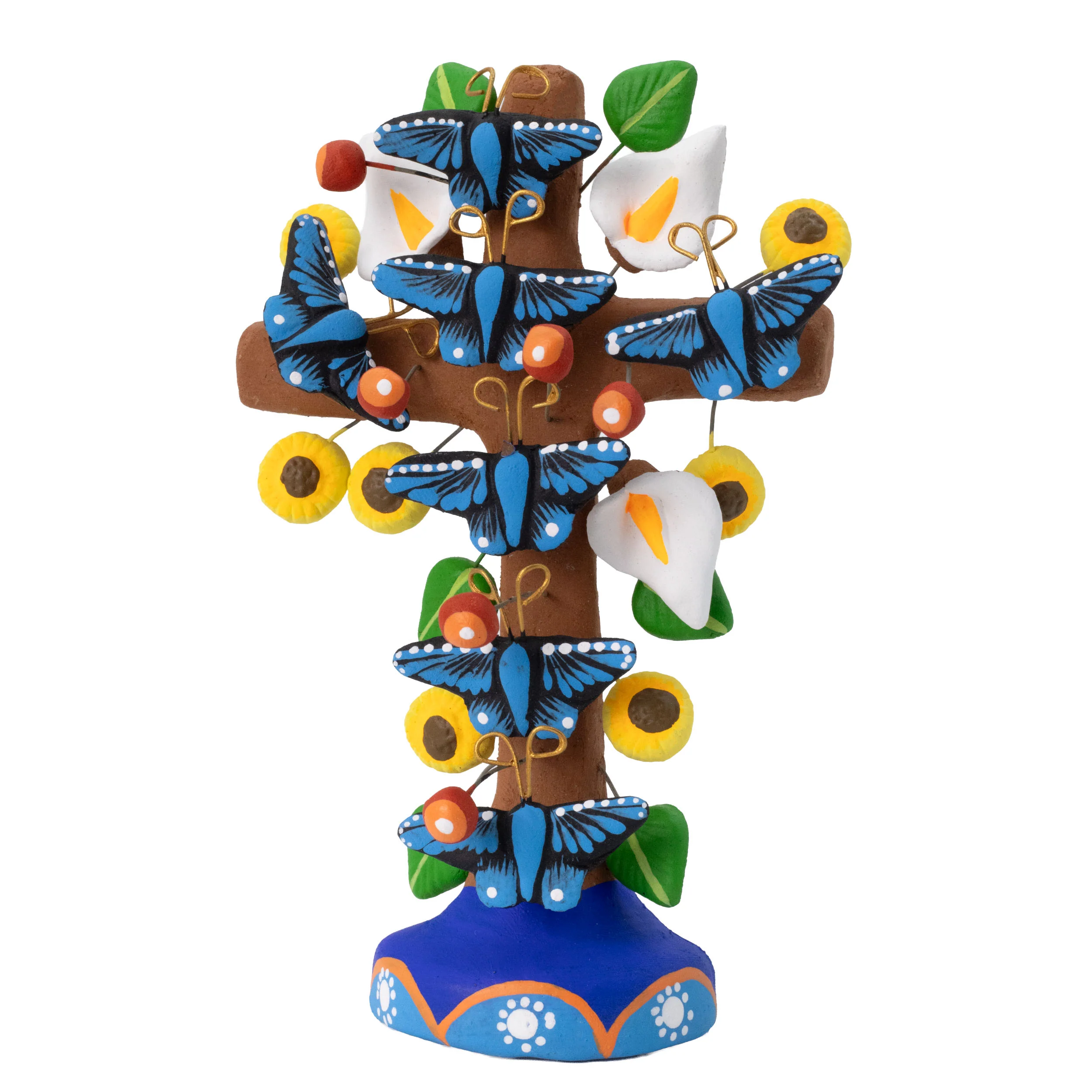 Tree of Life Clay Wall Cross - Image 19