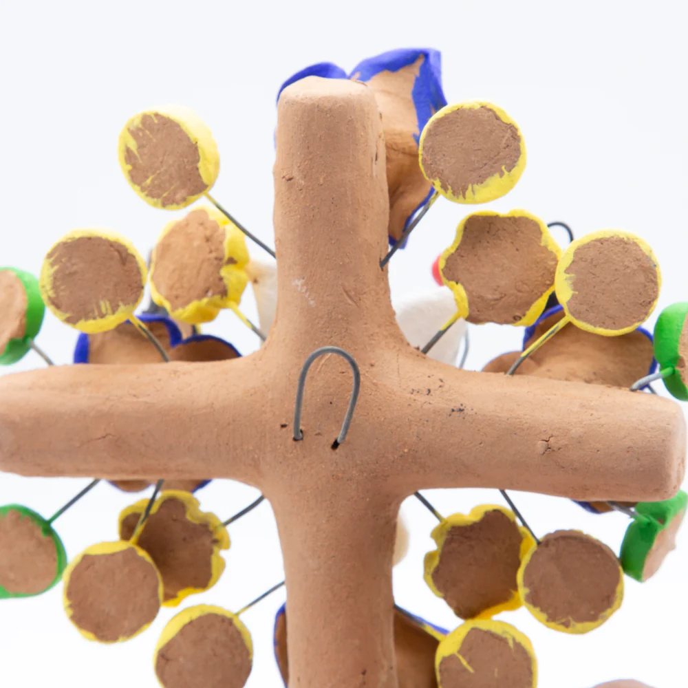 Tree of Life Clay Wall Cross - Image 9